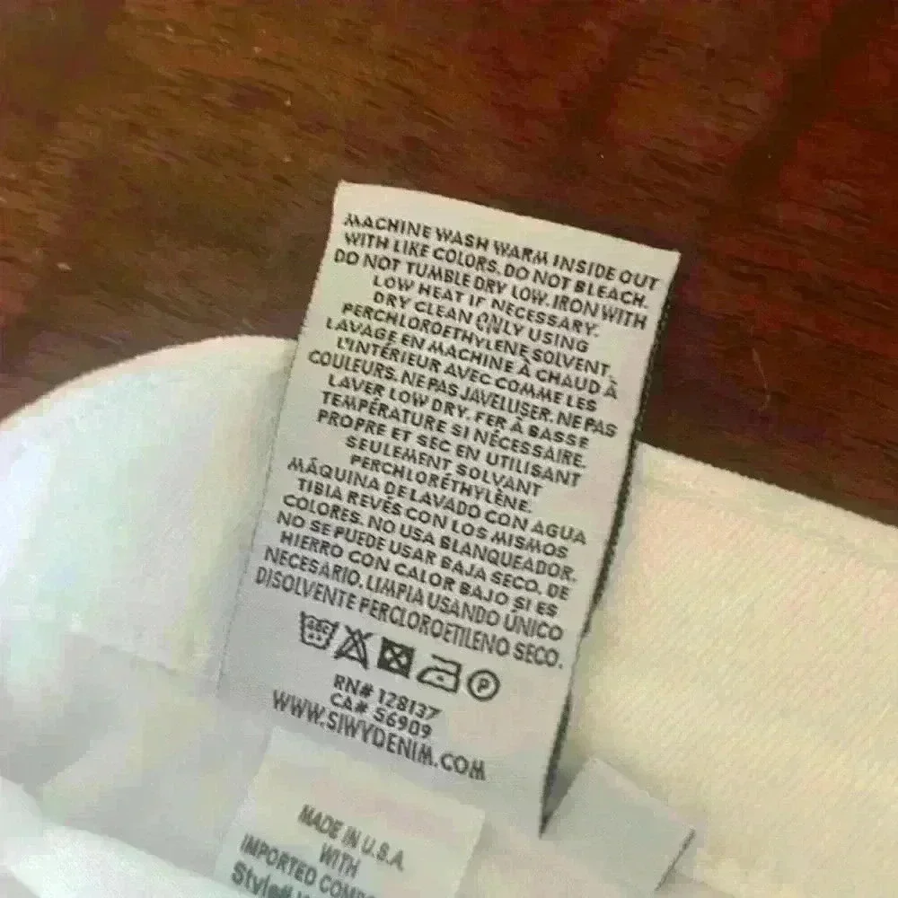 SIWY white Emmylou Jeans 29. High Waist Ankle Flare. NWT. - Picture 15 of 16